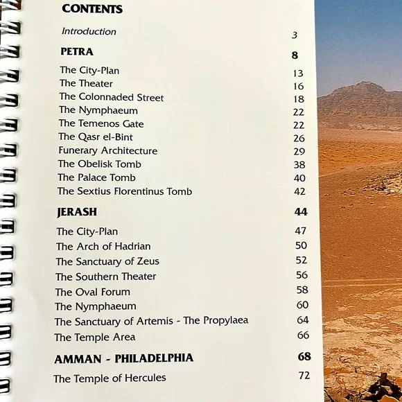 Jordan: Past and Present Spiral-Bound Hardcover With Clear Overlays Then & Now - Picture 10 of 12